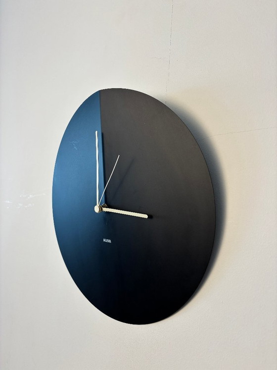 Alessi wall clock, black, Metal, Plastic, Modern (photo 8 of 10)