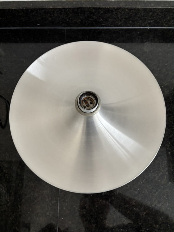 Vintage Space Age Ceiling or Wall light Discus 60s/70s – Aluminium (photo 6 of 11)