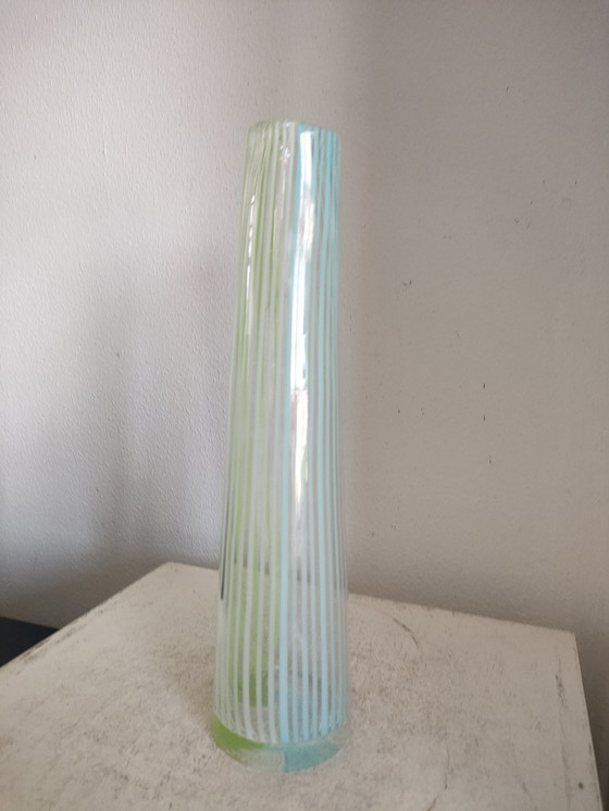 Image 1 of Vaso di design vintage in filigrana di Murano Dino Martens