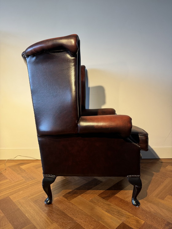 Image 1 of Poltrone Chesterfield - Rosso antico