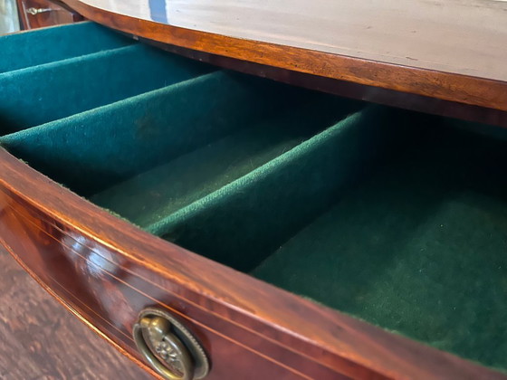 Image 1 of Maple & Co. Sideboard (183 cm) – Mahogany & Tambour Doors – Honest original condition circa 1900