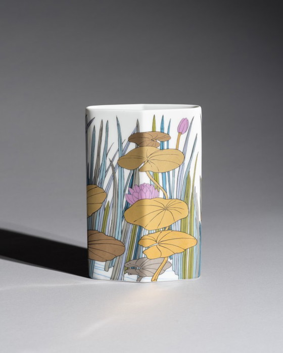 Image 1 of Alain Le Foll & × Tapio Wirkkala Rosenthal Porcelain Vase & Lidded-Box Set