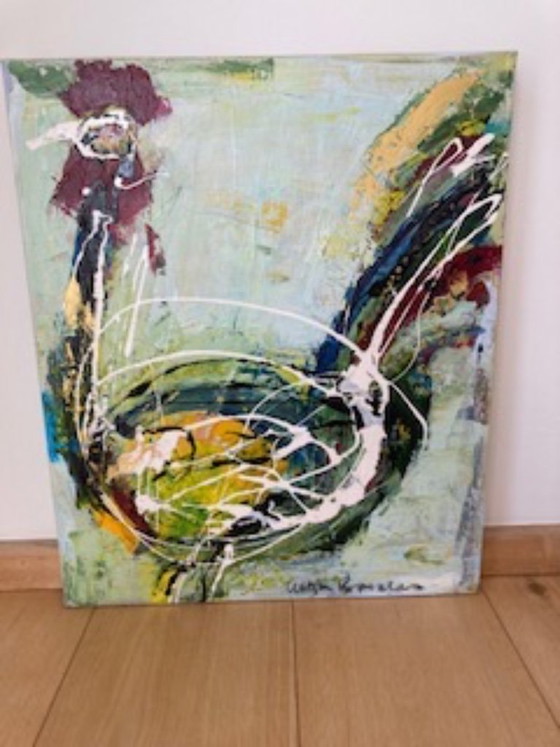 Image 1 of Twee schilderijen Adjan Broeders 50 x 60