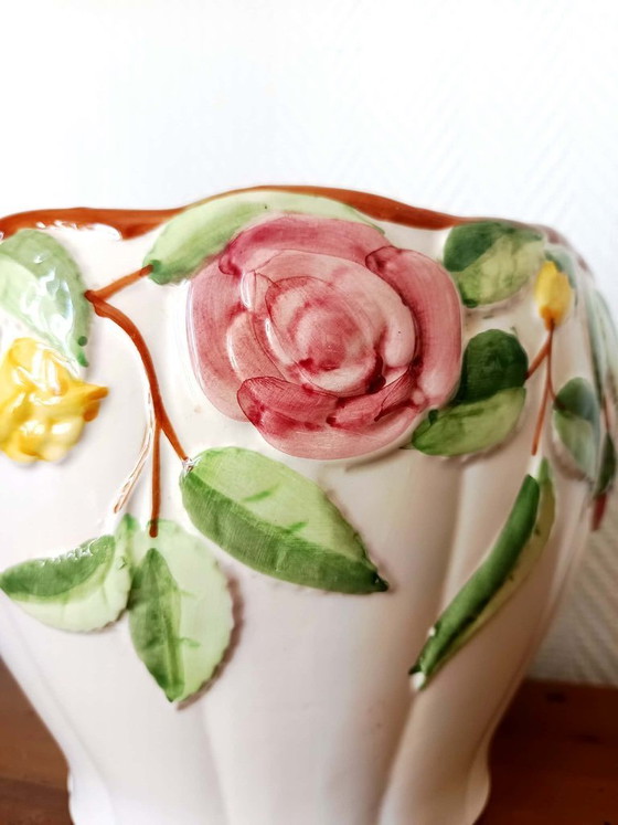 Image 1 of Vintage ceramic flower pot