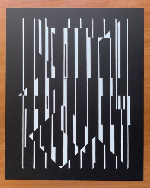 Victor Vasarely - Op Art Print "Altaïr" (1973) - Editions du Griffon