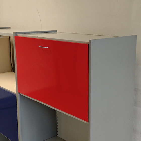 Vintage Gispen 5600 Modulaire Kast A.R. Cordemeyer – Wandkast, Metal (photo 5 of 14)