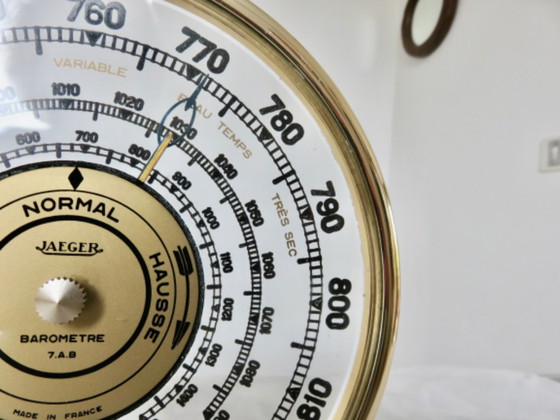 Jaeger, Thermometer, Barometer, Skeleton, 7.A.B, Meteorological Station, 1960 – Decorative Objects, Glass (photo 7 of 12)