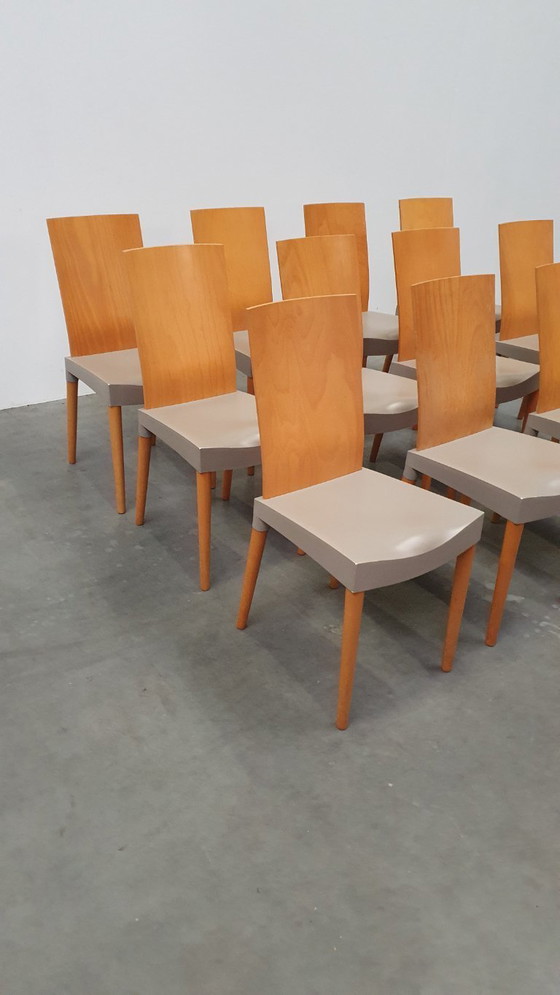 Image 1 of 12 chaises Miss Trip, design Philippe Starck Kartell, 1996, Italie