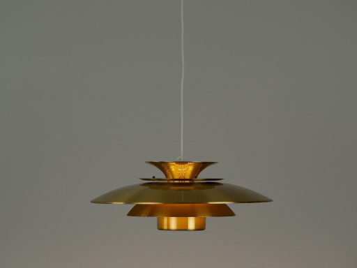 Dänische Vintage Roma2 Hängelampe von Junge, 1980er Jahre – hanglampen, Aluminium (photo 2 of 9)