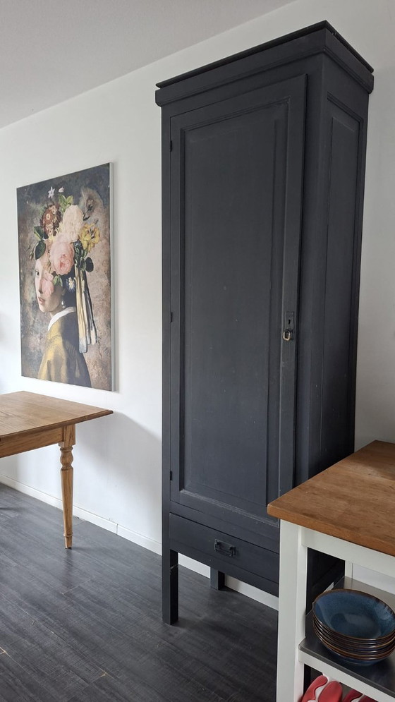 Image 1 of Keijser & Co hoge kast antraciet grijs (2 stuks)