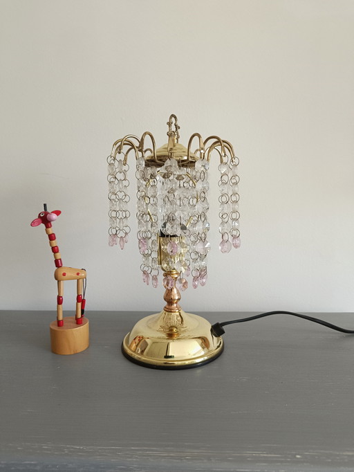 Lampe à Poser à Pampilles