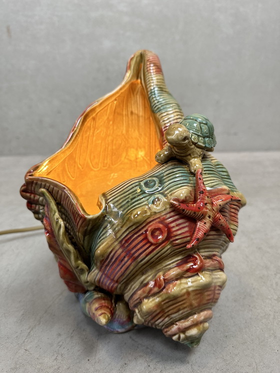 Image 1 of Vintage ‘tafereel’ lamp - keramiek