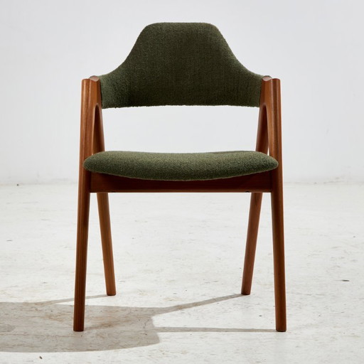 Sedia da pranzo MK11717 Compass in teak di Kai Kristiansen per SVA Møbler, set di 6 – eetkamerstoelen, Wood