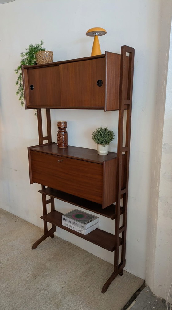 Image 1 of Vintage teak wall system, Simpla Lux