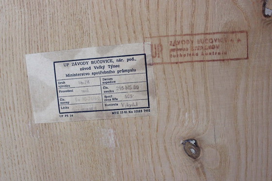 Image 1 of Modular Desks with White Glass Tops by Mojmir Pozar for Up Závody, 1960s, Set of 3