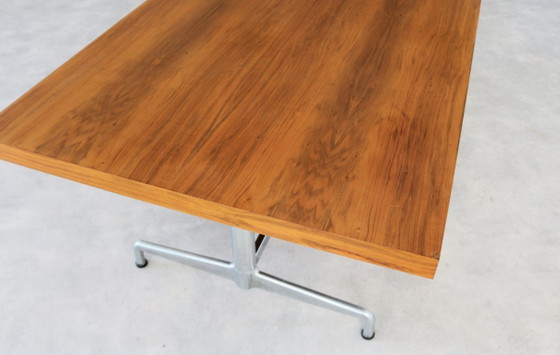 Vintage Dining Table | Conference Table | Desk | 1960s – Wood, Chrome (photo 7 of 12)