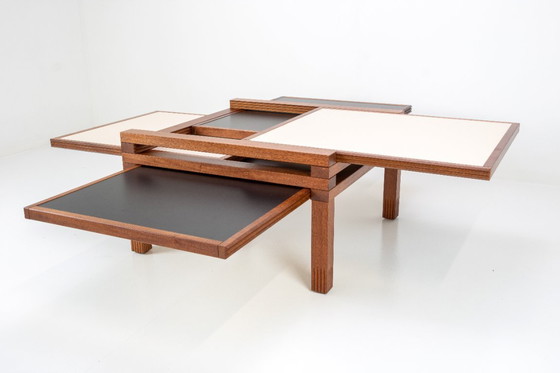 Image 1 of Tavolino da caffè modulare estensibile Hexa di Vuarnesson per Bellato, Francia, anni '90