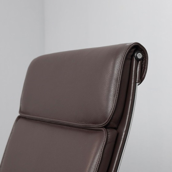 Una leren bureaustoel van ICF, Italië, jaren 90 – ICF Italy, Bureaustoelen, Leather, Vintage (photo 8 of 11)