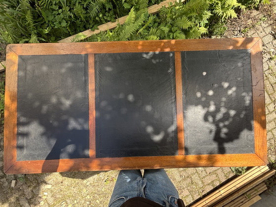 Schreibtisch – Leather, Wood (photo 6 of 6)