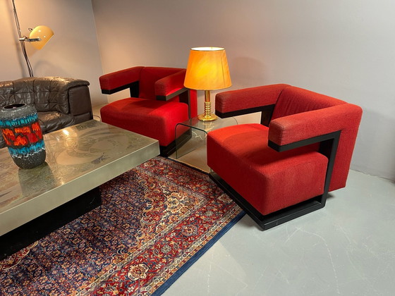 Complete Vintage Design Living Room, Exclusive Interior Setting, de Sede, Modular sofas, Leather, Brown (photo 9 of 15)
