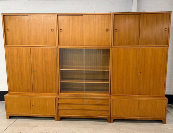 Image 1 of XXL vintage modulair wandmeubel