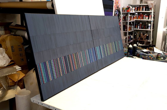 Image 1 of Tehos contemporary abstract art painting TC 14 - 2026