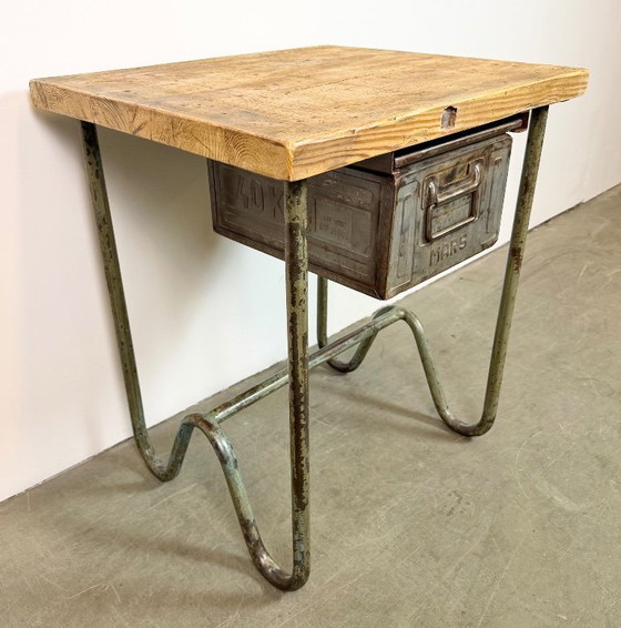 Image 1 of Vintage Industrial Worktable, 1960s