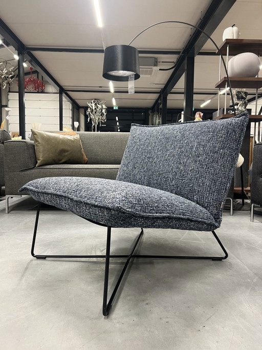 Nieuw Jess Design Earl fauteuil blauw stof 