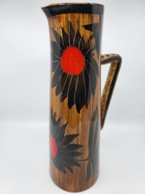 Kercy Quimper jug by Simone Carrié for Elchinger, 1950