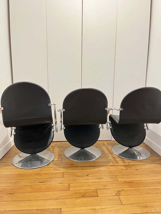 Image 1 of 4 chaises Verner Panton système 1-2-3 vers 1970