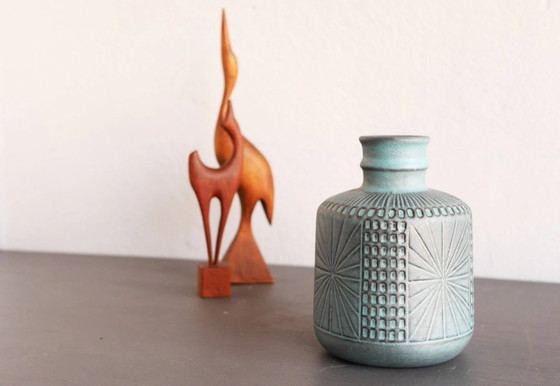 Image 1 of Mid-century Scandinavian modern art design pottery vase by Mari Simmulson for Upsala Ekeby, Sweden, 1970s