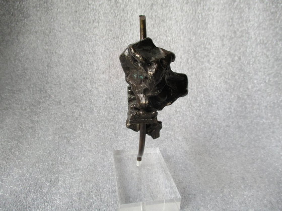 Image 1 of Sculpture en bronze, style abstrait et expressif, 15 cm.