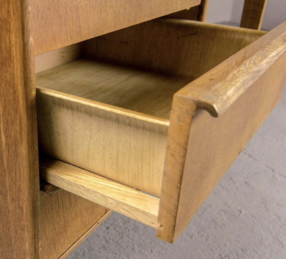 Image 1 of Cees Braakman Mid-Century Dutch Design EE02 Oak Desk for Pastoe. The Netherlands, 1950s.