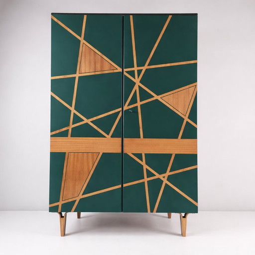 Vintage Wardrobe in Ash by Francisek Mezulanik, 1970s