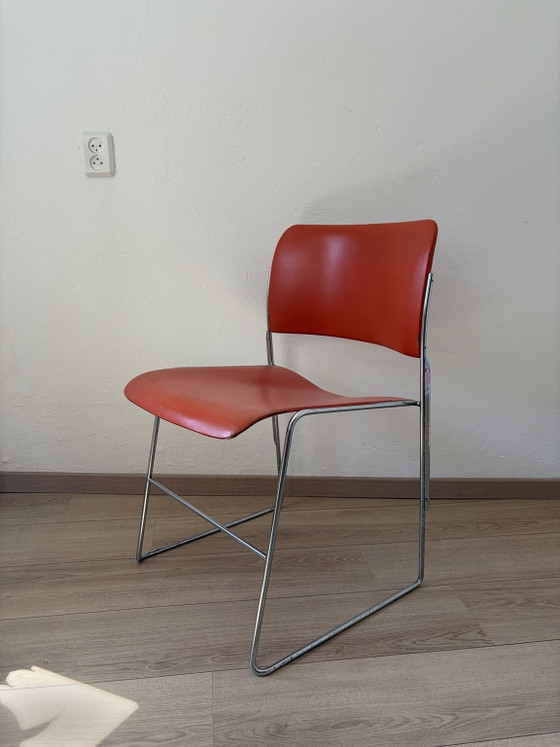 GF Business 40/4 1974 (8 sillas) – GF Business Furniture, Sillas de comedor, Metal, Chrome (photo 4 of 6)