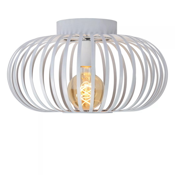 Lucide MANUELA Ceiling Light Ø39.5 cm 1x E27 White (photo 3 of 3)