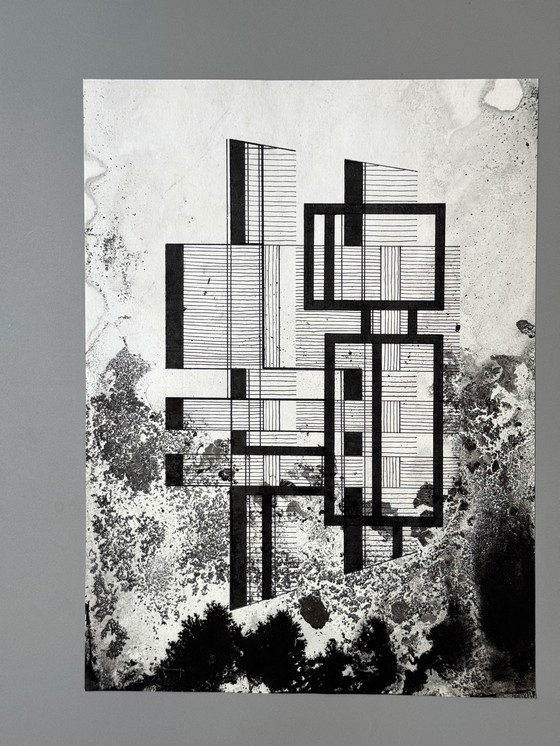 Image 1 of Eugène Eechaut (1928-2019) - inkttweeluik, 1970-1980