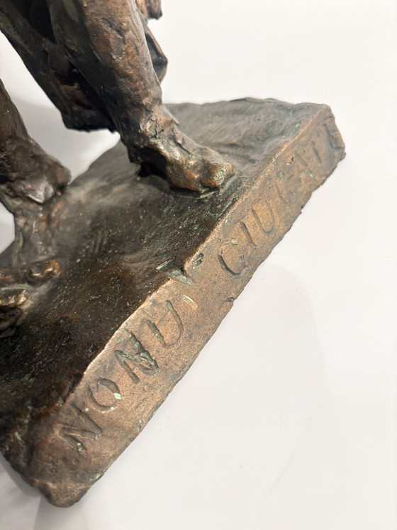 Bronze Sculpture of Two Figures 'I Capricci' by Edmondo Furlan, 1960s (photo 9 of 14)