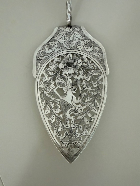 Image 1 of Antique silver cake server