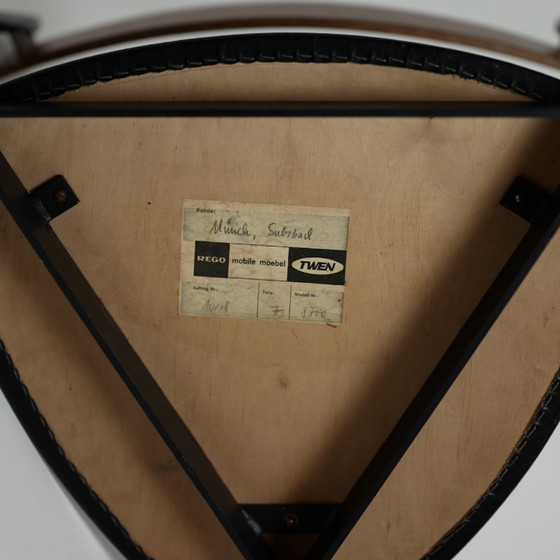 Chaise trépied Günter Renkel “Twen” Modèle 8700 pour Rego Mobile Möbel — Conçue c. 1957, Allemagne, années (photo 16 of 17)