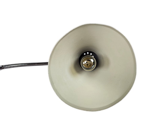 Image 1 of Hala Zeist - lampada da tavolo con collo regolabile - metallo - cromato - alluminio - anni '70