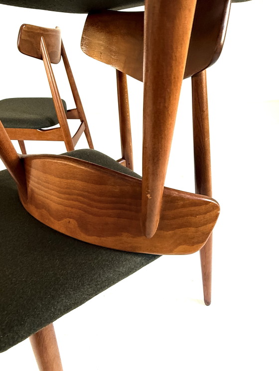 Image 1 of 6 sedie da pranzo restaurate, Habeo '60