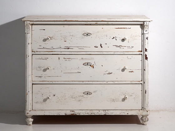 Antique white chest of drawers (c.1920) #26 (photo 29 of 40)