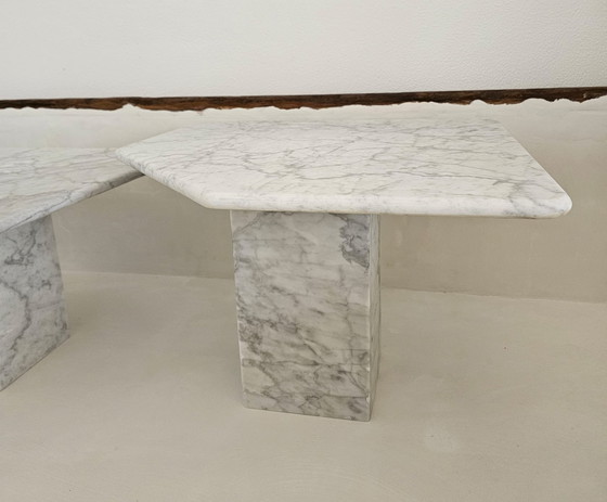 Image 1 of Italian 1970's marble salontafels  Mid-Century Vintage 