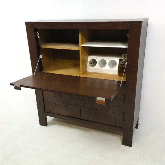 Image 1 of Brutalist cabinet / bar cabinet Frans Defour 70's design