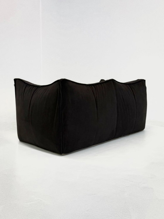 Image 1 of Vintage Bambole sofa in dark brown by Mario Bellini for B&B Italia