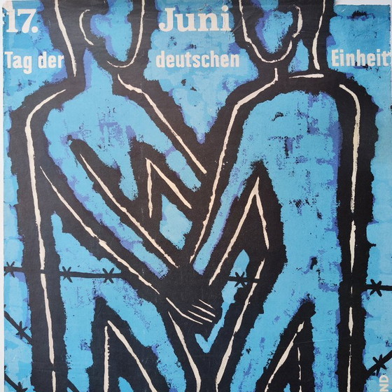 Image 1 of 17 juin - Journée de l'unité allemande - Affiche vintage