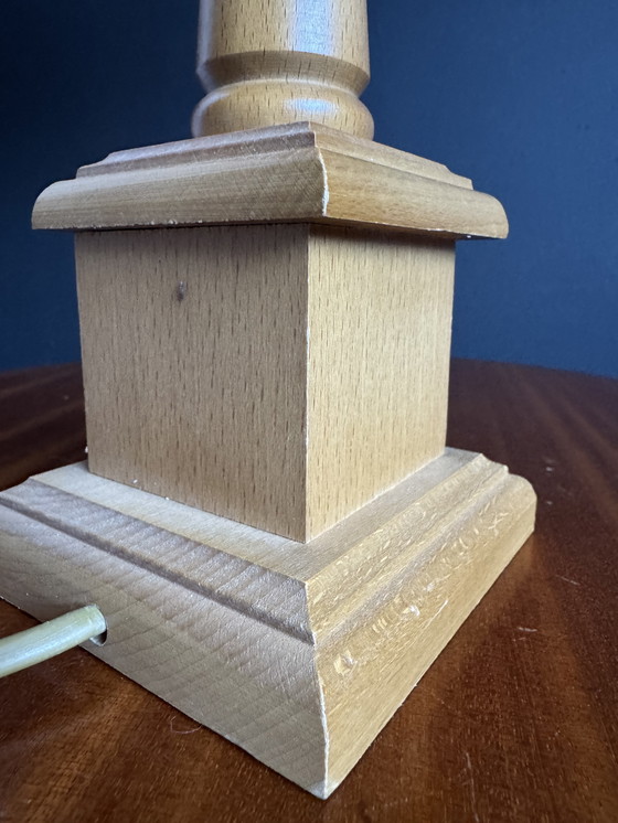 Image 1 of Lampada in legno di faggio di Laura Ashley, anni '70