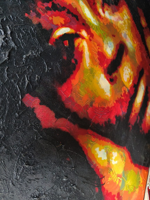 Three-part Claus Costa Jacksons Diana Ross Michael Jackson art