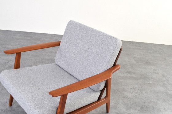 Image 1 of Dänischer Loungesessel aus Teakholz aus der Mitte des Jahrhunderts, 1960er Jahre.